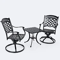 Blanca Bistro Set  - Black Tippet