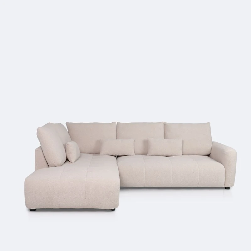 Estelle Left Hand Facing Sectional  - Bone