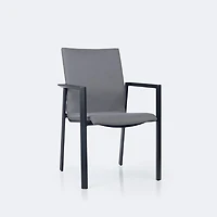 Manhattan Dining Set - 6 Seats - Black