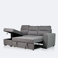 Morris Reversible Sleeper Sectional with Storage Chaise