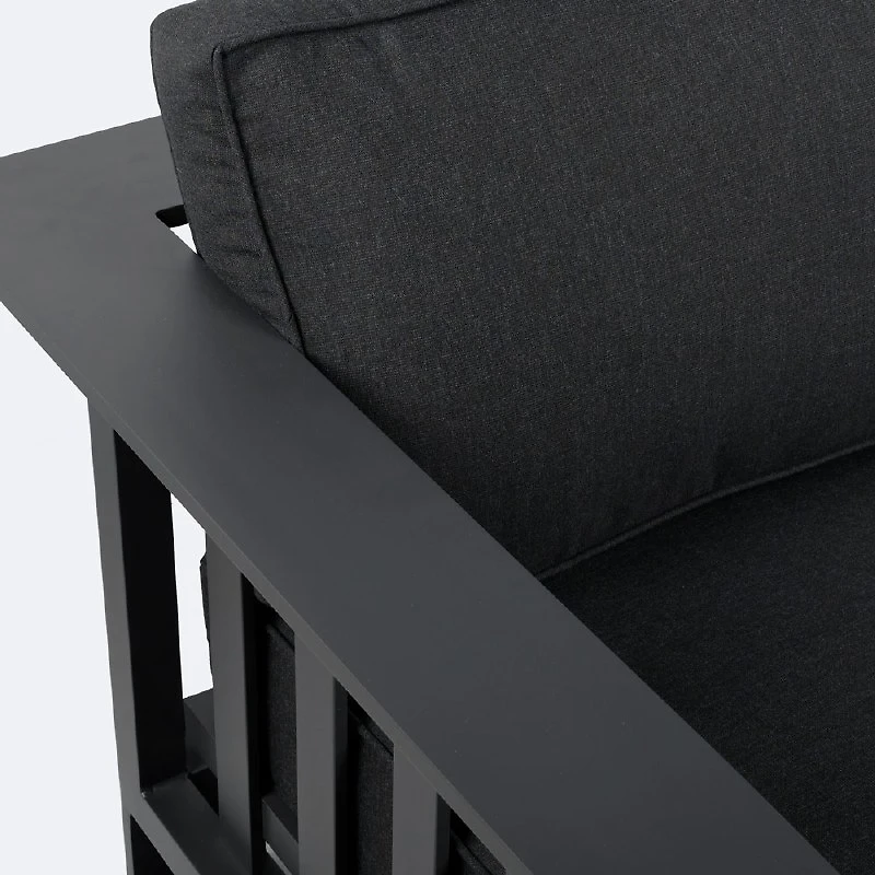 Renfrew Sectional Set - Black Frame