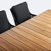 Sedona Dining Set - Seats 6- Wood-Look Finish