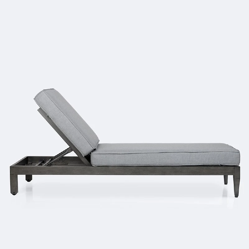 Belvedere Lounge - Brushed Grey Frame / Cast Slate Cushion