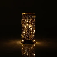 LED Cylinder Lg - Snowflake