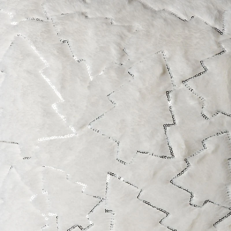 Furry Pillow - Ivory Tree