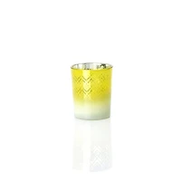 Chevron Metallic Votive Holder