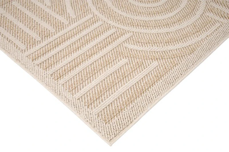 Assia Outdoor Rug 5x7 - Beige