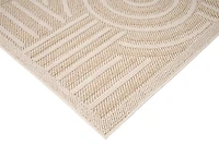 Assia Outdoor Rug 5x7 - Beige