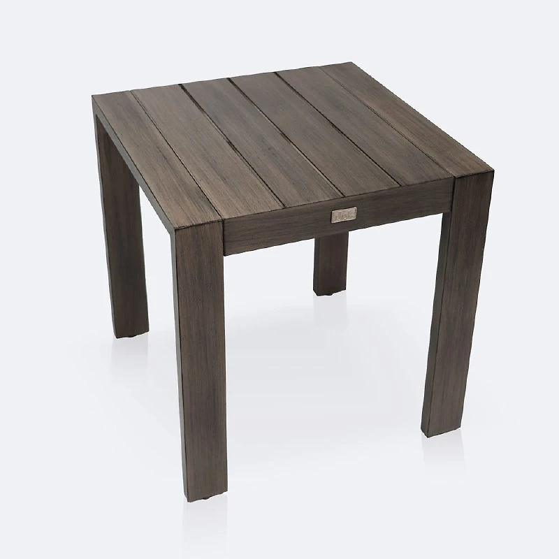 Axis End Table - Brushed Taupe