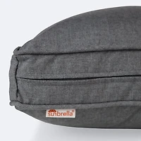 Deep Seating Back Cushion - Cast Silver - 21"x25"