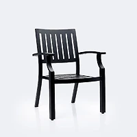 Belvedere Dining Set - 8 Seat - Black