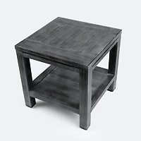 Belvedere End Table - Brushed Grey