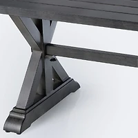 Belvedere 36”x71” Dining Table – Brushed Grey
