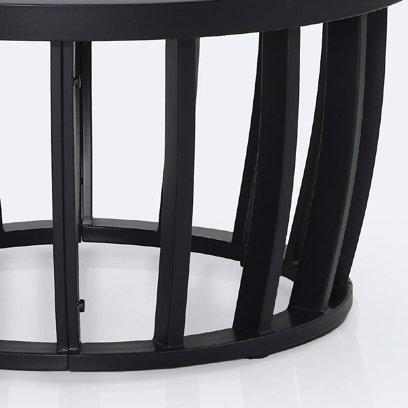 Capri Coffee Table – Black Frame