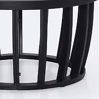 Capri Coffee Table – Black Frame