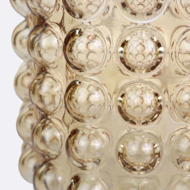 Bubble Glass Vase - Taupe
