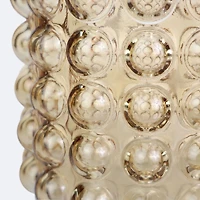 Bubble Glass Vase - Taupe