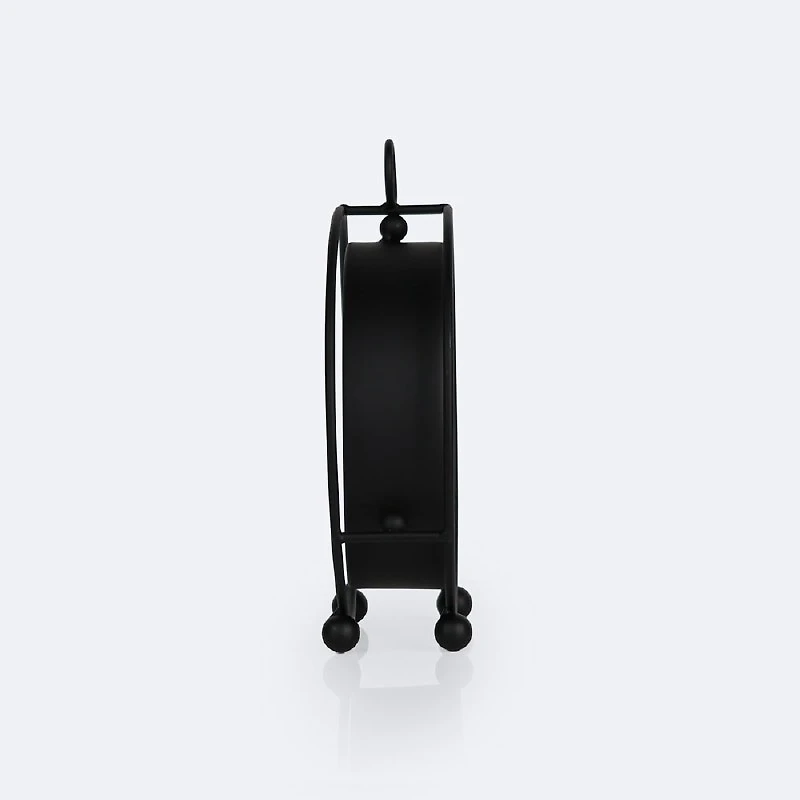 Metal Table Clock - Black