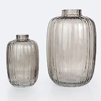 Glass Vase - Large - Smokey