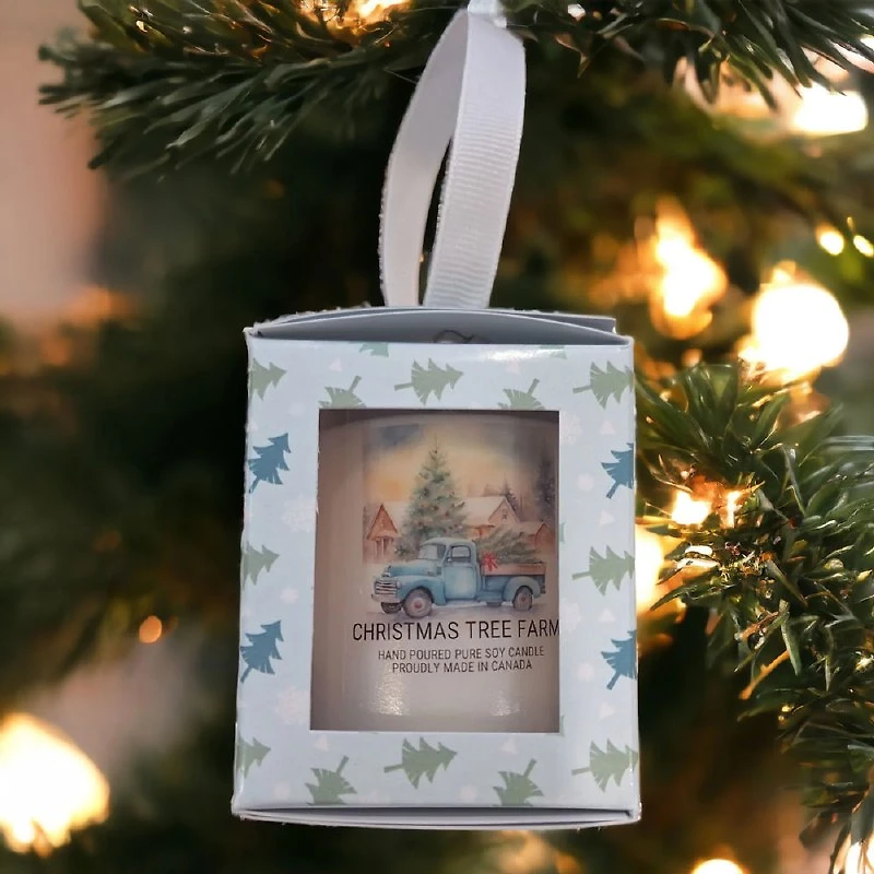 Christmas Tree Farm - 3 Oz Christmas Ornament Candle