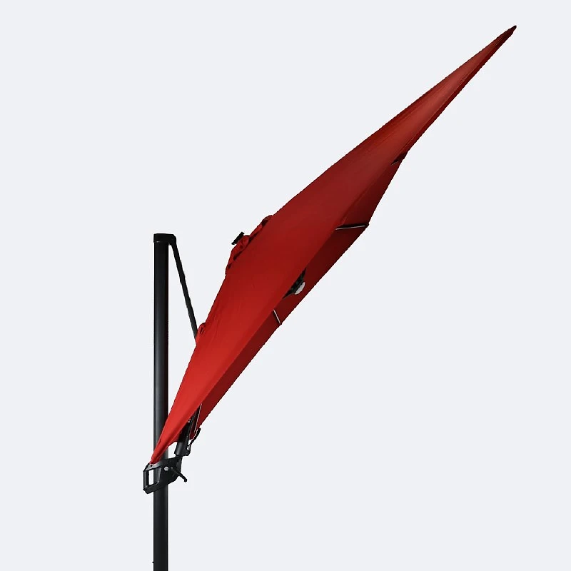 Cosmic 10'x13" Rectangular Tilt Top Parasol - Classic Red