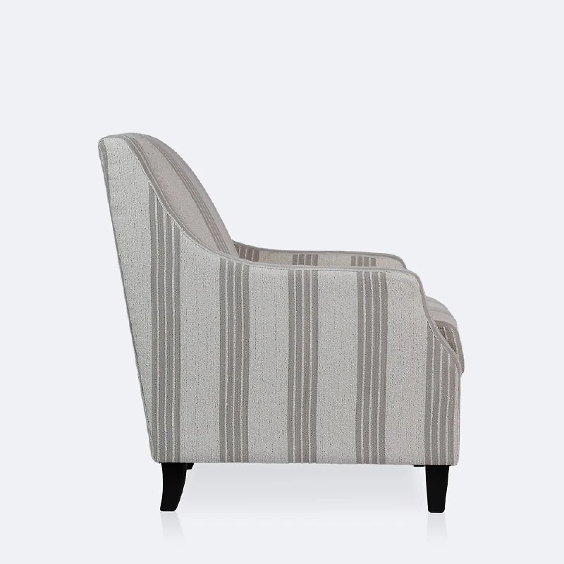 Griffin Accent Chair - Beige Stripe