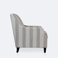 Griffin Accent Chair - Beige Stripe