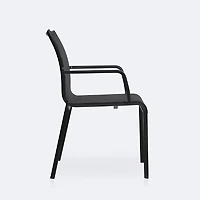 Holiday Sling Armchair - Black Frame / Shadow Sling