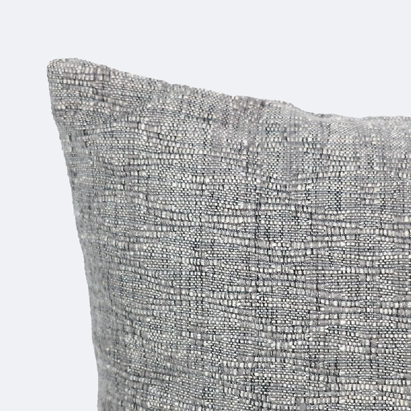 12"x18" Throw Pillow - Grey Jacquard