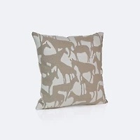 18"x18" Throw Pillow - Horses