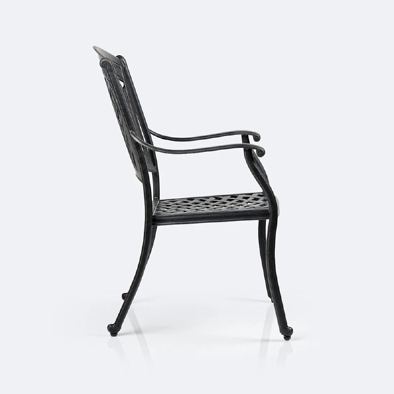 Ivy Dining Armchair - Black Tippet