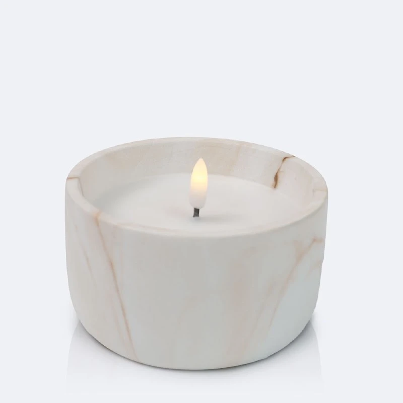 LED Candle - Marble