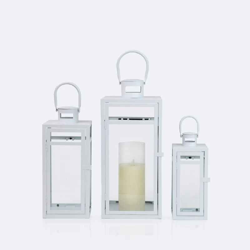 Cruz Lantern Large - White