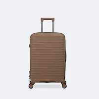 4-Piece Luggage Set, Hardside Spinner Wheel Travel Suitcase - Taupe