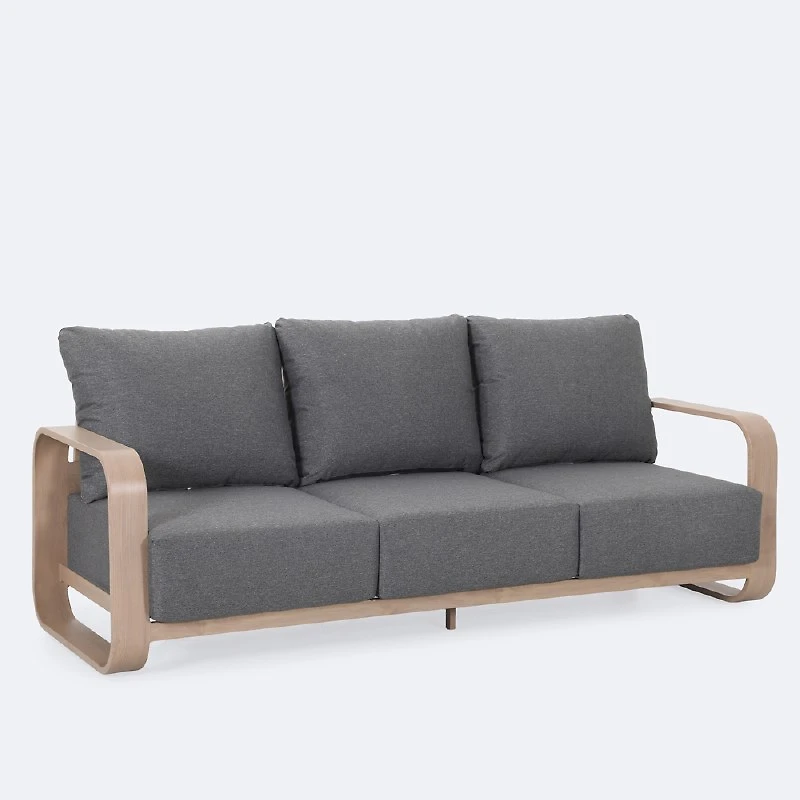 Marlow Conversation Set - Brushed Wood