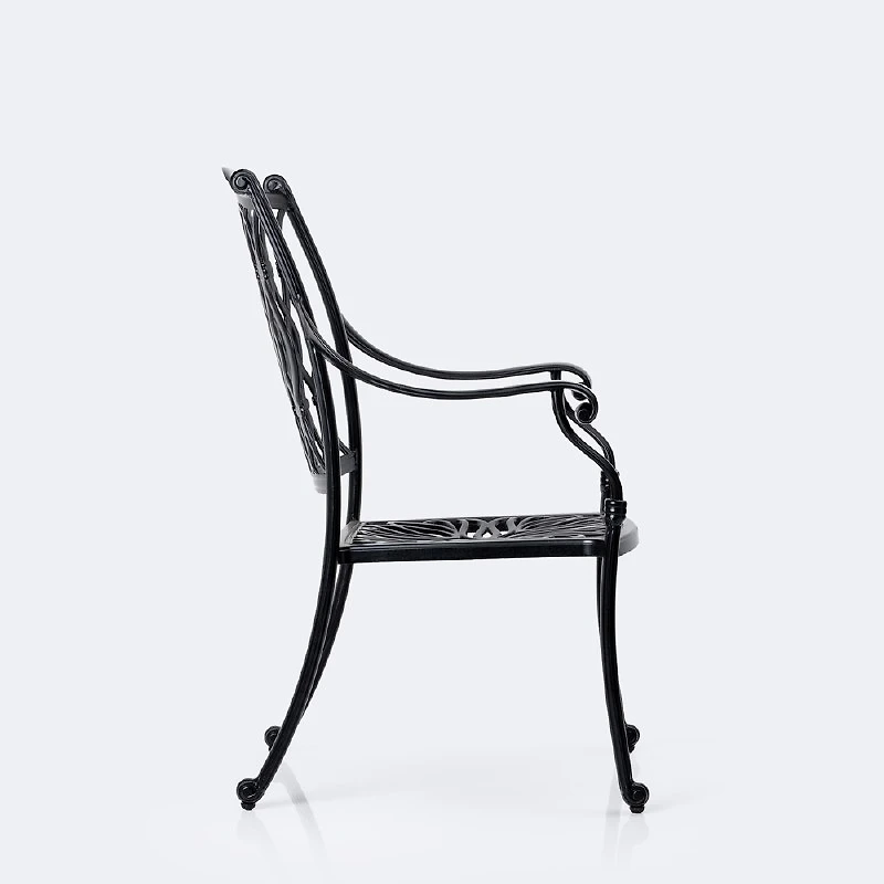 Meghan Armchair - Black Tippet