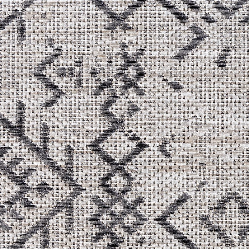 Oksana Outdoor Rug 5'x7' - Grey Anthracite