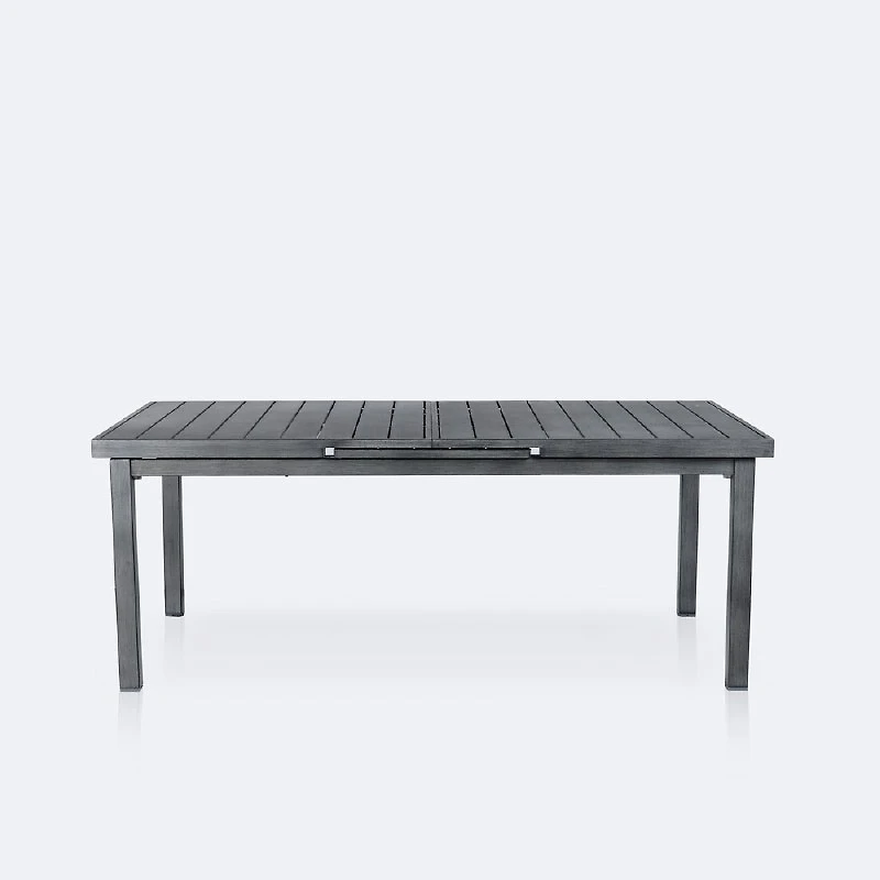 Resort Extendable Table - Brushed Grey