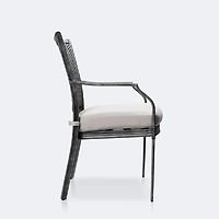 Sunnyvale Dining Chair - Brushed Grey/Grey