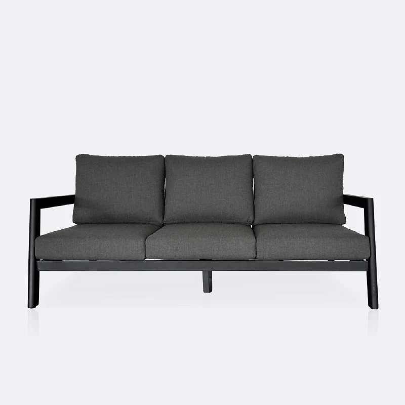 Switch Sofa - Black Frame / Dotbella Thunder Grey Cushion