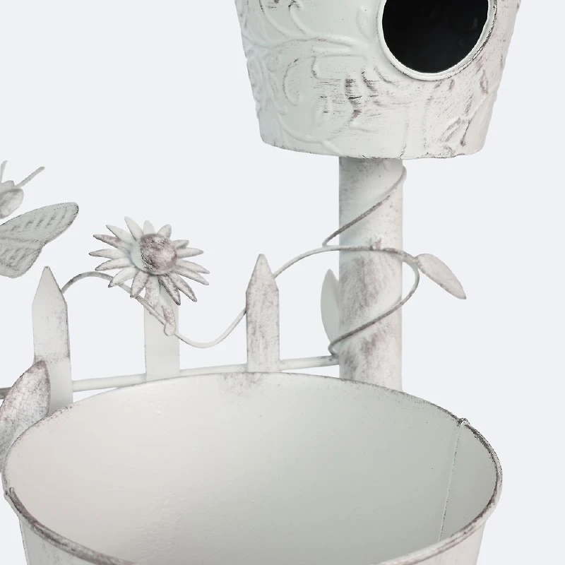 Decorative Birdhouse Planter