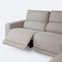 Barrett Power Reclining Sectional - Smokey Taupe