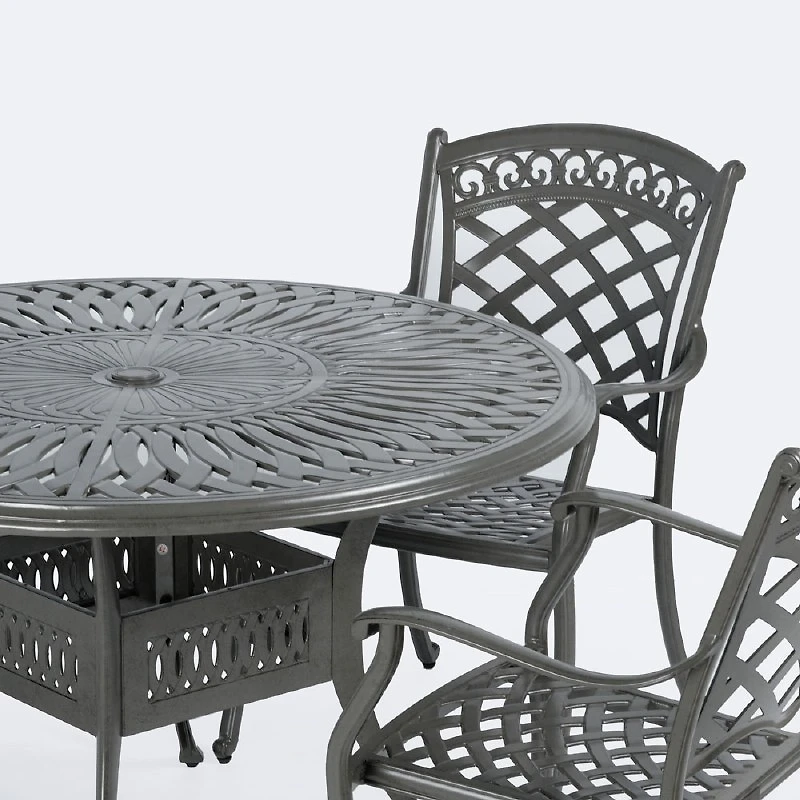 Blanca Dining Set - 4 Seats - Shade Grey