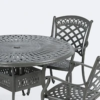 Blanca Dining Set - 4 Seats - Shade Grey