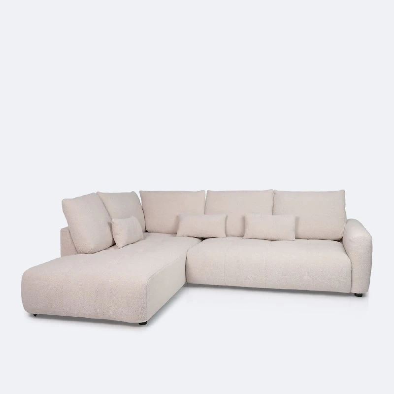 Estelle Left Hand Facing Sectional  - Bone