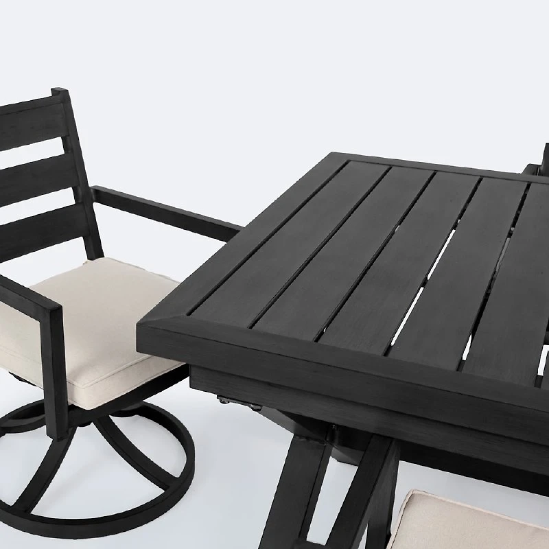 Tahoe Dining Set - 8 Seat - Black