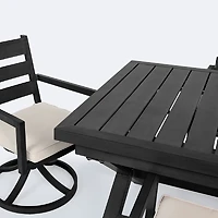 Tahoe Dining Set - 8 Seat - Black