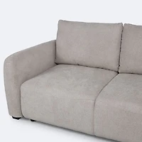 Vivo Right- Hand Facing Sectional Media Sleeper - Savy Beige