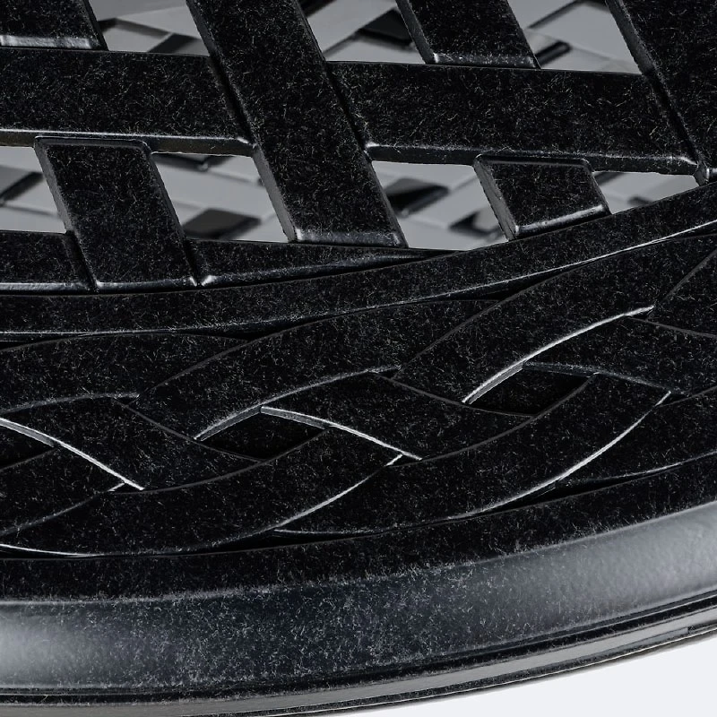 Weave 48" Round Firepit Table - Black Tippet