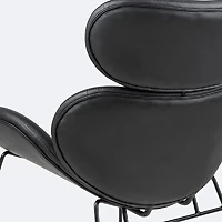 Cazar Lounge Chair - Black